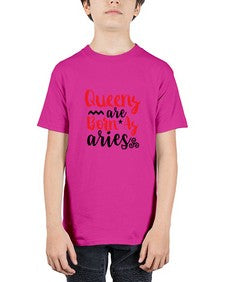 queens Are Born As Aries 384# - aries - Youth Tee Unisex