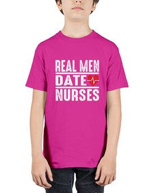 real men date nurses 1348# - nurse - Youth Tee Unisex