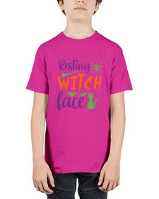 resting witch face 25# - witch - Youth Tee Unisex