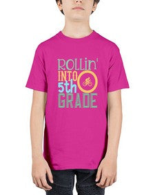rollin into fifth grade 775# - fifth grade - Youth Tee Unisex