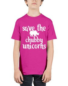 save the chubby unicorns 382# - unicorn - Youth Tee Unisex