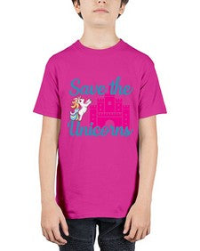 save the unicorns 389# - unicorn - Youth Tee Unisex