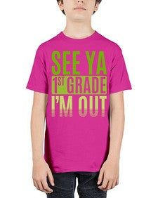 see ya first grade im out 841# - first grade - Youth Tee Unisex