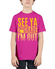 see ya second grade im out 843# - second grade - Youth Tee Unisex