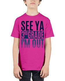 see ya third grade im out 845# - third grade - Youth Tee Unisex