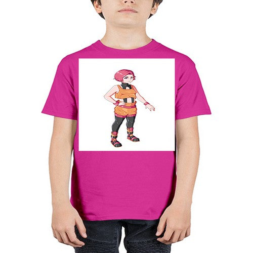 street girl wear orange outfit16# - anime - Youth Tee Unisex