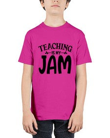 teaching is my jam Style 403# - teacher - Youth Tee Unisex