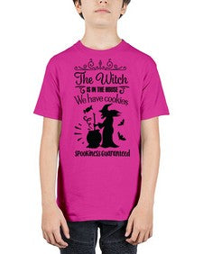 the witch is in the house sign 20# - witch - Youth Tee Unisex
