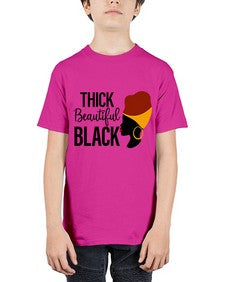 thick beautiful black Style 4# - black girls or women - Youth Tee Unisex