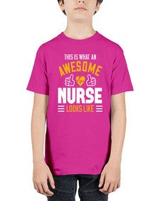 this is what an awesome Style 1548# - nurse - Youth Tee Unisex