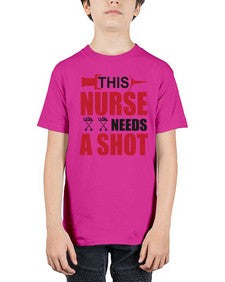 this nurse needs a shot 1559# - nurse - Youth Tee Unisex
