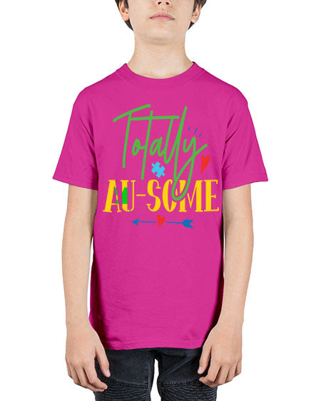 totally ausome Style 1# - autism - Youth Tee Unisex