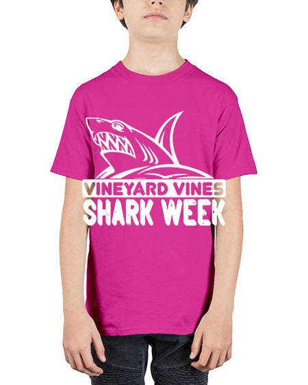 vineyard vines Shark Week Style 8# - shark-fish - Youth Tee Unisex