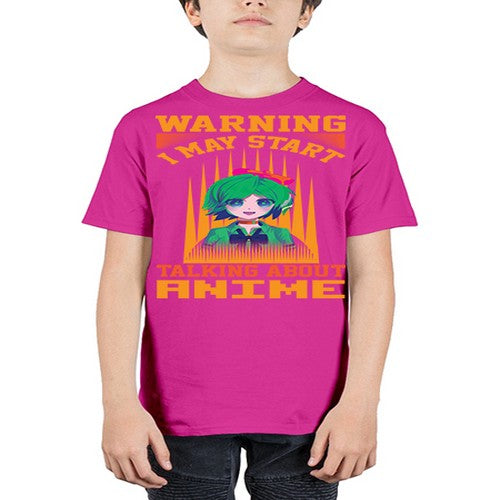 warning i may start talking about anime286# - anime - Youth Tee Unisex