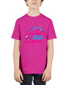 we go to together like unicorn and fairies 542# - unicorn - Youth Tee Unisex
