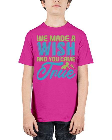 we made a wish and you can true Style 234# - baby - Youth Tee Unisex