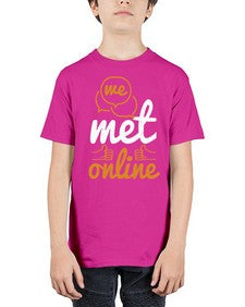we met online 39# - internet - Youth Tee Unisex