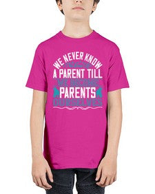 we never know the love of a parent till we become parents ourselves 665# - parents day - Youth Tee Unisex