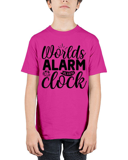 worlds cutest alarm clock 471# - baby - Youth Tee Unisex