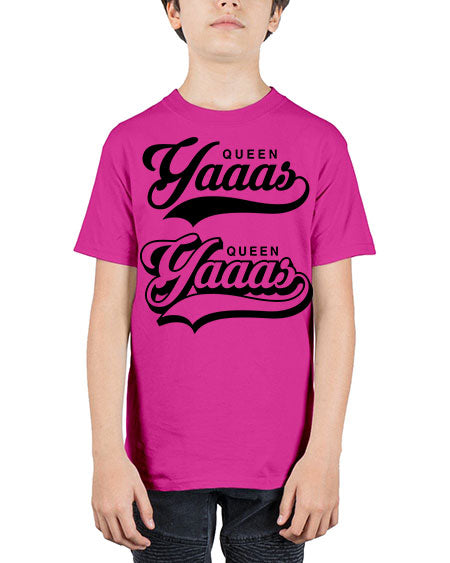 yaaas queen script 6# - black words and phrases - Youth Tee Unisex
