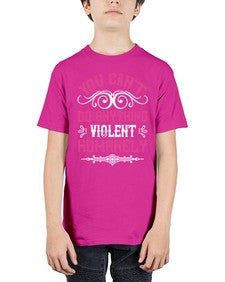 you cant do anything violent humanely 500# - vegan - Youth Tee Unisex