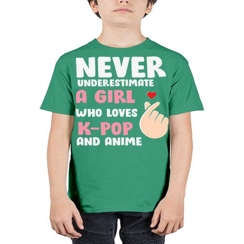 A Girl Who Loves Kpop and Anime 188# - anime - Youth Tee Unisex