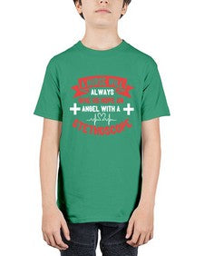 A Nurse will always give us hope an Angel with a stethoscope Style 20# - nurse - Youth Tee Unisex