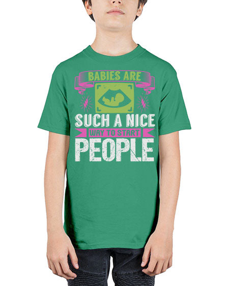 A baby is Gods opinion that life should go on Style 6# - baby - Youth Tee Unisex