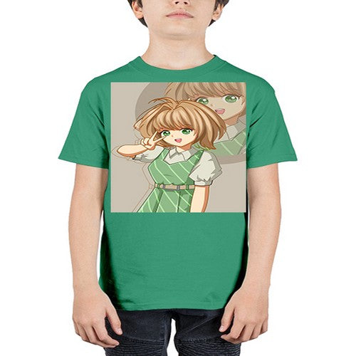 A beautiful and cute girl with dress 103# - anime - Youth Tee Unisex