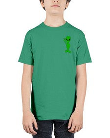 Alien in Pocket Side 3# - ufo - Youth Tee Unisex