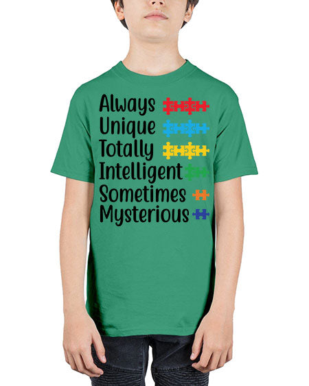 Always Unique Style 42# - autism - Youth Tee Unisex