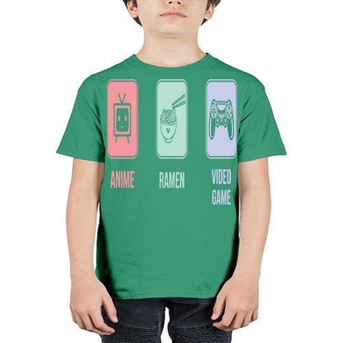 Anime Ramen Video Game Otaku Workout 219# - anime - Youth Tee Unisex