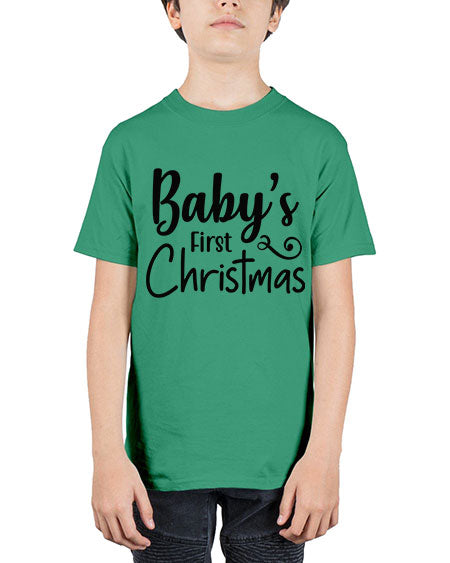 Babys First Christmas 277# - baby - Youth Tee Unisex