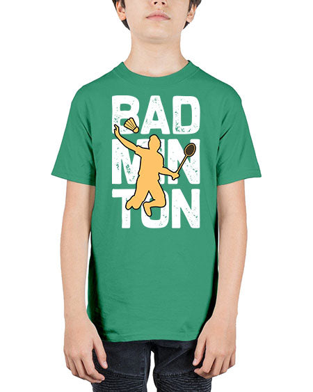 Bad 1452# - badminton - Youth Tee Unisex