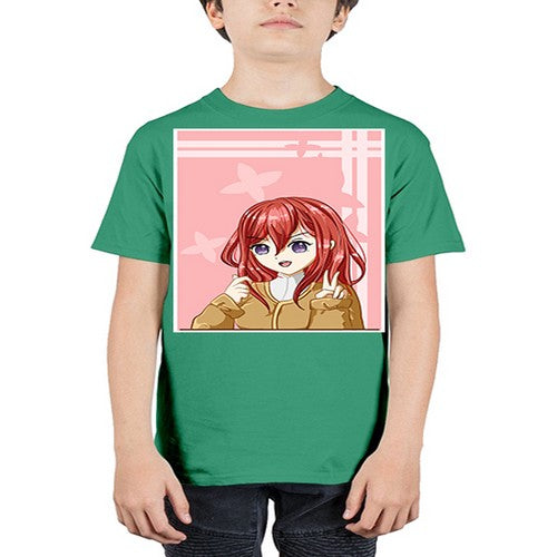Beautiful and pretty little girl red long hair with 106# - anime - Youth Tee Unisex