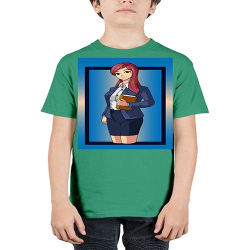 Beautiful teacher girl in teachers day 139# - anime - Youth Tee Unisex