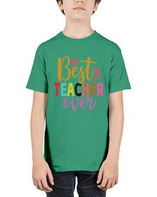 Best Teacher Ever 618# - teacher - Youth Tee Unisex