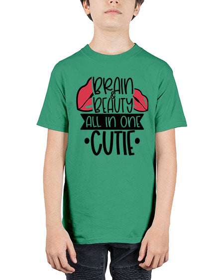 Brain Beauty All In One Cutie Style 127# - beauty - fashion - Youth Tee Unisex