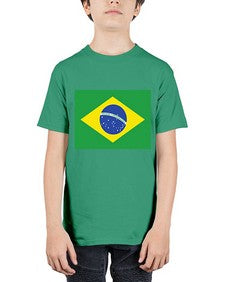 Brazil 488# - world flags - Youth Tee Unisex