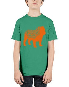 BulldogMandala 281# - mandala - Youth Tee Unisex