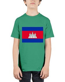 Cambodia 537# - world flags - Youth Tee Unisex