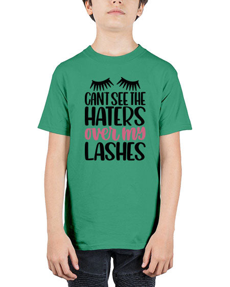 Can∩t See The Haters Over My Lashes Style 112# - beauty - fashion - Youth Tee Unisex