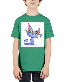 Cat 68# - cartoon animals - Youth Tee Unisex