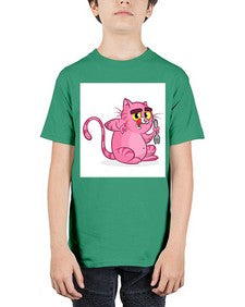 Cat 71# - cartoon animals - Youth Tee Unisex