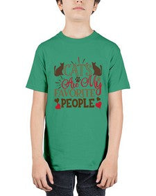 Cats Are My Favorite People Style 8# - cats - Youth Tee Unisex