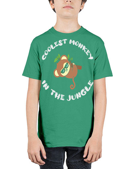 Collest Monkey in the Jungle 3# - monkey - Youth Tee Unisex