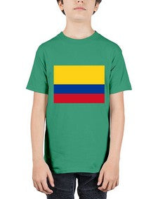 Colombia 596# - world flags - Youth Tee Unisex