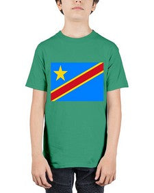 Congo Democratic Republic of the 613# - world flags - Youth Tee Unisex