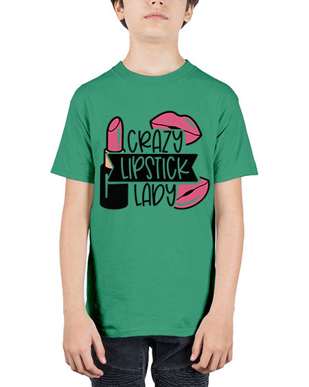 Crazy Lipstick Lady Style 108# - beauty - fashion - Youth Tee Unisex
