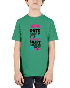 Cute Enough To Stop Your Heart Smart Enough To Restart It Style Style 688# - nurse - Youth Tee Unisex
